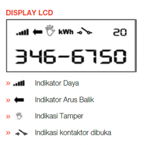 Display LCD meter Itron