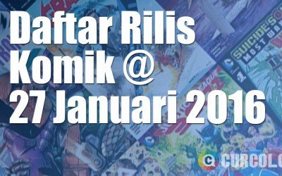 Daftar Rilis Komik Barat Per Tanggal 27 Januari 2016