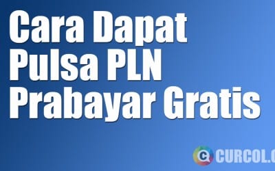 Cara Dapat Pulsa PLN Gratis Cara Dapat Pulsa PLN Gratis