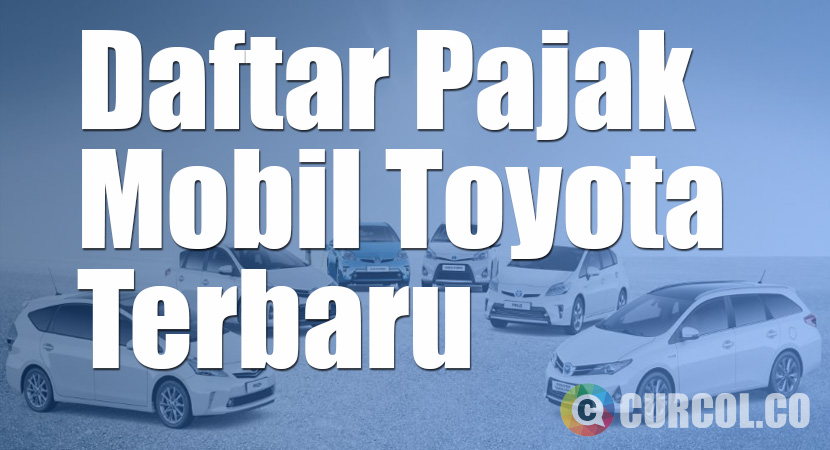 Daftar Pajak Mobil Toyota Terbaru