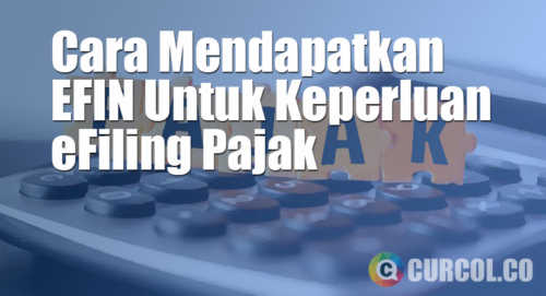 √ Cara Mendapatkan EFIN Untuk Keperluan EFiling Pajak