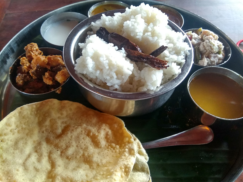 Set Thali meal