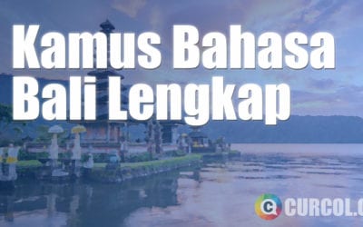 Kamus Bahasa Bali Lengkap Kamus Bahasa Bali Lengkap