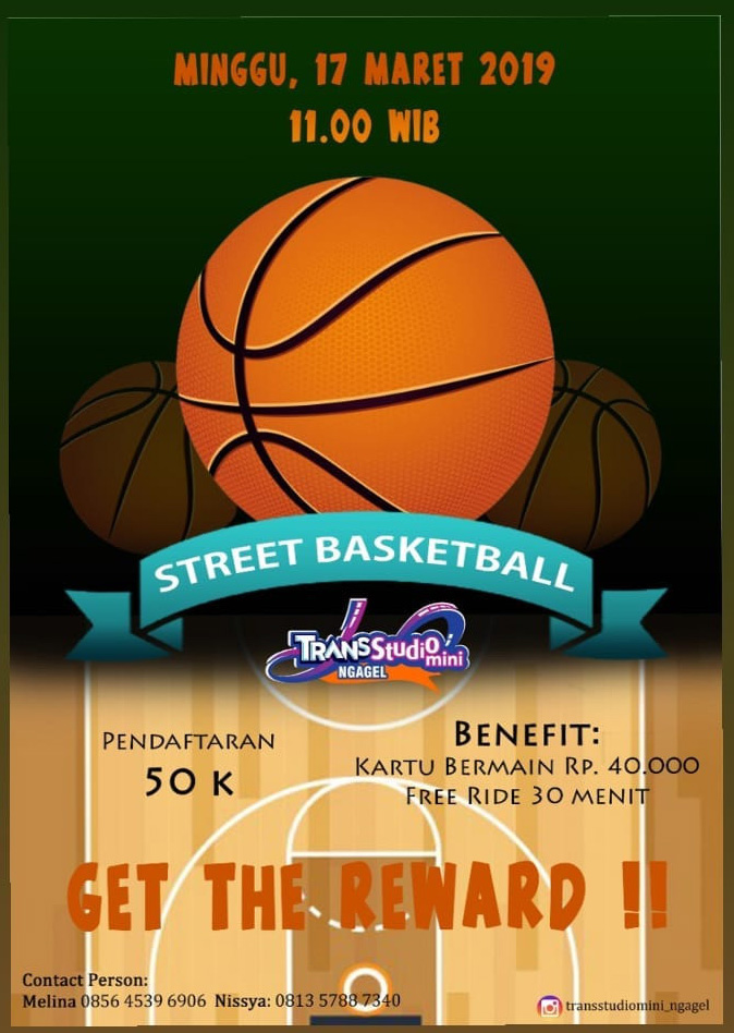 Poster lomba Street Basketball