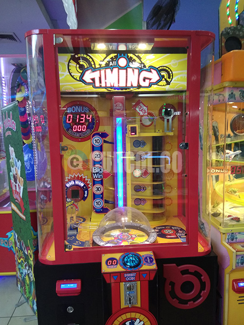 Penampakan mesin arcade All About Timing