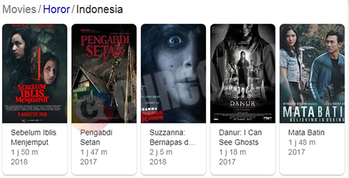 deretan film horor indonesia