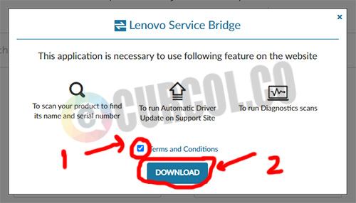 form download Lenovo Service Bridge