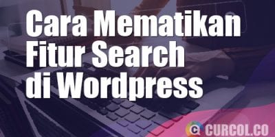 2 Cara Mematikan Fitur Search Di WordPress