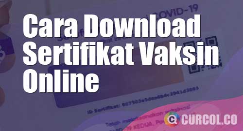 download sertifikat vaksin online
