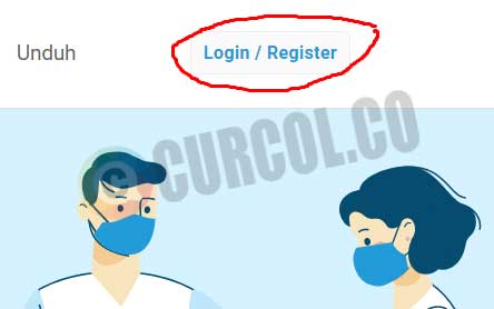 tombol login register