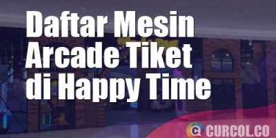 Daftar Mesin Arcade Tiket di Happy Time Seluruh Indonesia