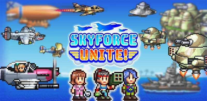 banner kairosoft skyforce unite