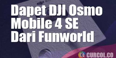 Dapet DJI Osmo Mobile 4 SE dari Funworld