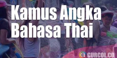 Kamus Angka Bahasa Thai | Tidak Cuma Dari 1 Sampai 9