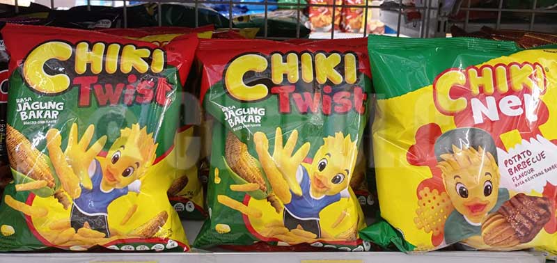 produk snack chiki di minimarket