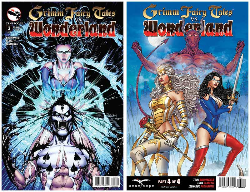 cover komik grimm fairy tales vs wonderland 3 4