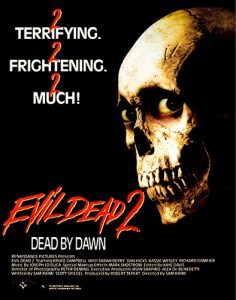 poster film evil dead 2 dead by dawn