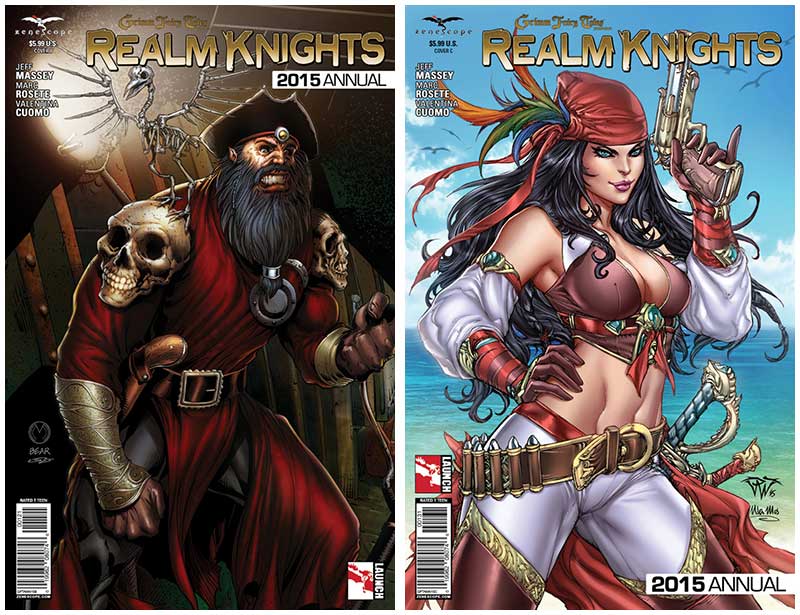 cover varian komik realm knights 2015 annual