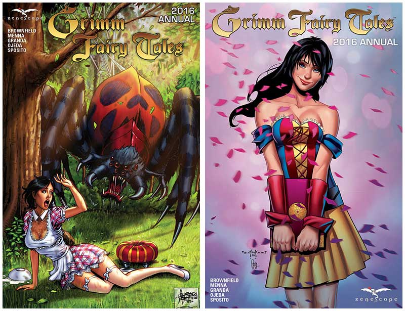 varian cover komik grimm fairy tales 2016 annual