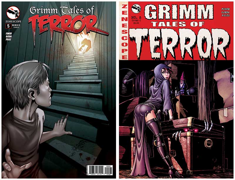 varian cover komik what lies ahead grimm tales of terror 5